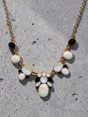 Kate Spade Shadow Blossoms Mini Statement Necklace